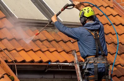 Démoussage et hydrofuge de toiture à Campôme
